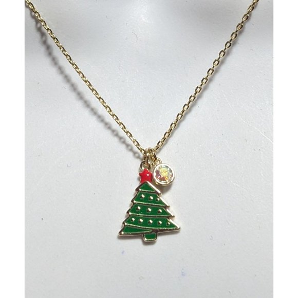 Rae Dunn Christmas Tree Necklace - Picture 5 of 7
